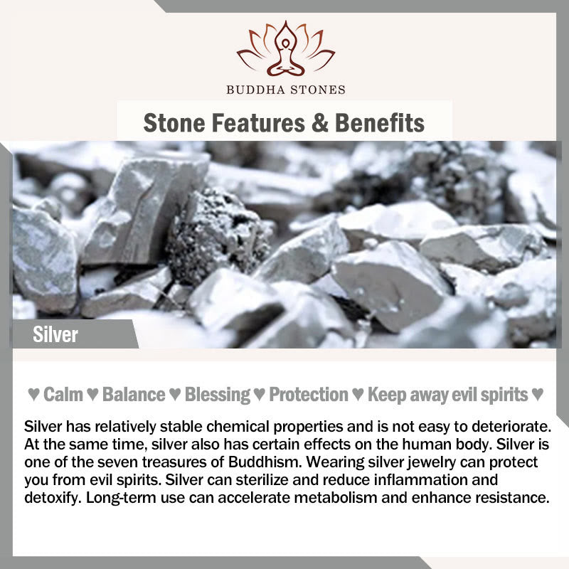 Buddha Stones 999 Sterling Silver Lotus Balance Ring