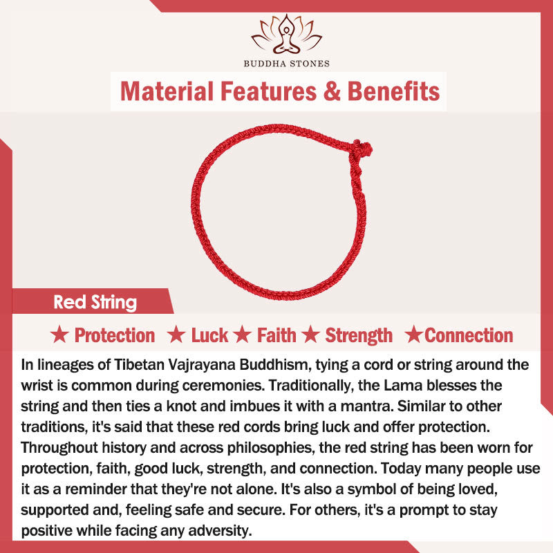 FREE Today: Fortune Connection Peace Buckle Copper Coins Jade Red String Bracelet Anklet