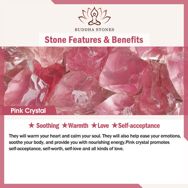 Buddha Stones Natural Cinnabar Pink Crystal Strawberry Quartz Lucky Koi Fish Blessing Bracelet