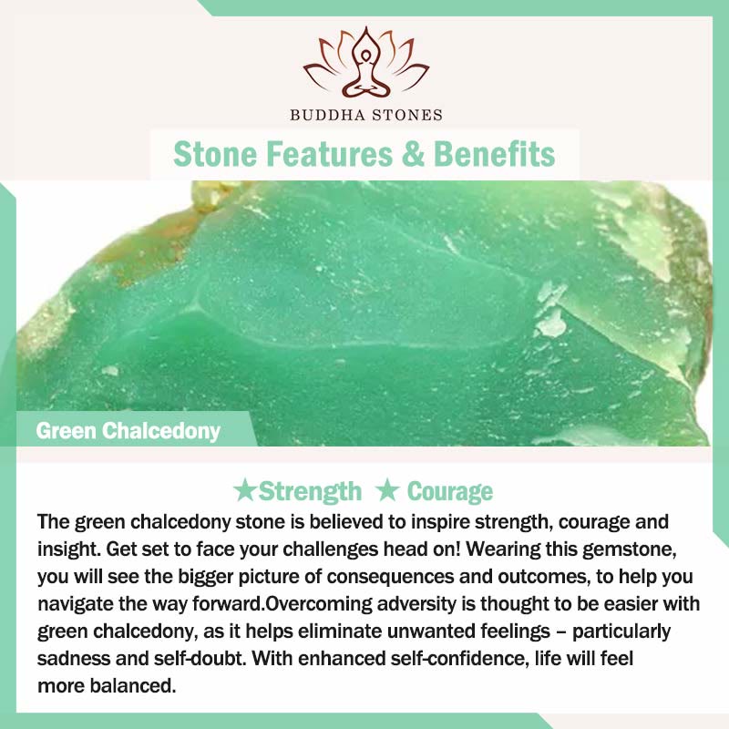 Buddha Stones Vintage Gourd Green Chalcedony Copper Plated Gold Adjustable Wealth Ring
