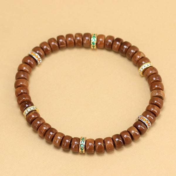 Buddha Stones Kuka Seed Protection Luck Bracelet