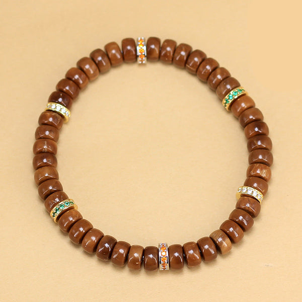 Buddha Stones Kuka Seed Protection Luck Bracelet