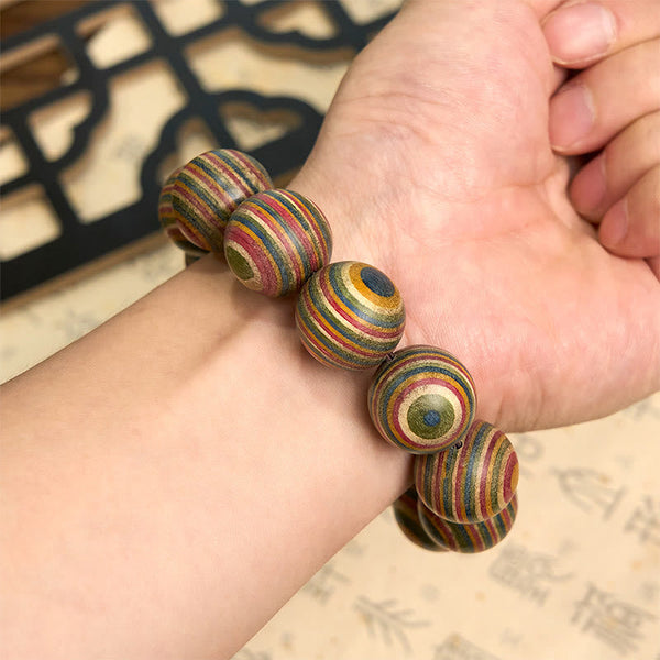 FREE Today: Positive and Balance Colorful Rainbow Eucalyptus Bracelet