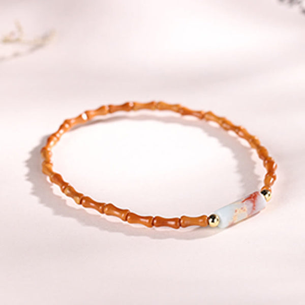 FREE Today: Inner Strength and Peace Ultra-fine Olive Pit Bracelet