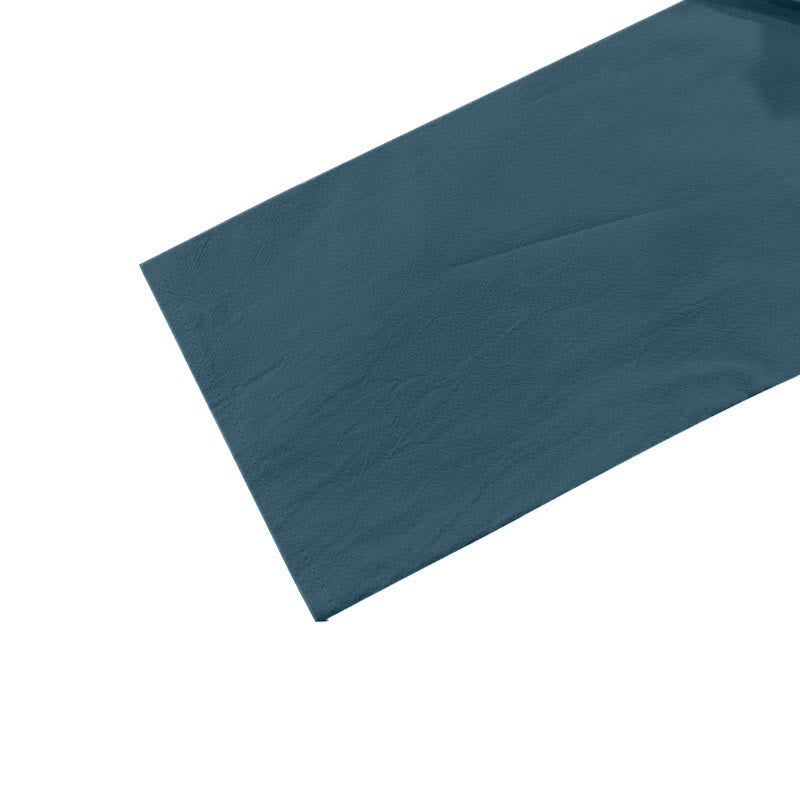 Buddha Stones Solid Color Fall Lace-up Men's V-Neck Long Sleeve Cotton Shirt