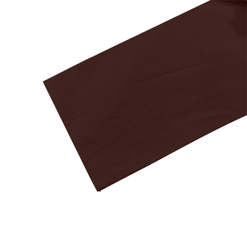 Buddha Stones Solid Color Fall Lace-up Men's V-Neck Long Sleeve Cotton Shirt