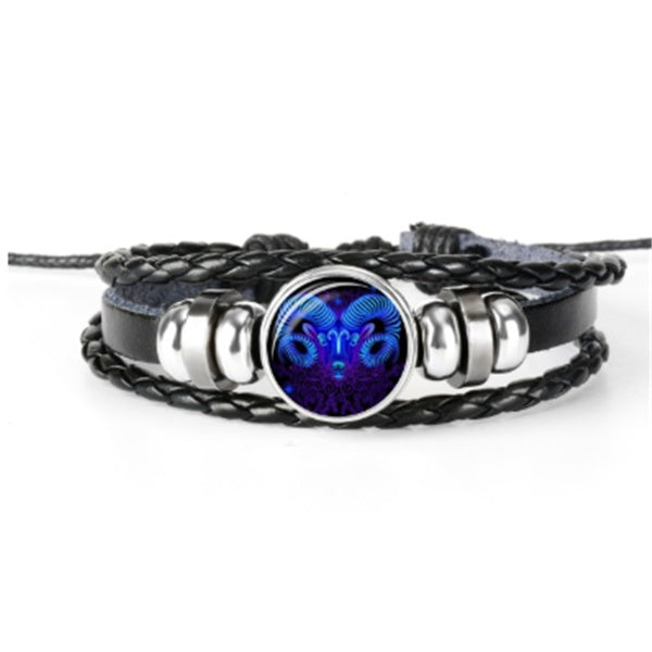SoulSign Zodiac Spirit Bracelet – Handmade Multilayer Constellation Edition