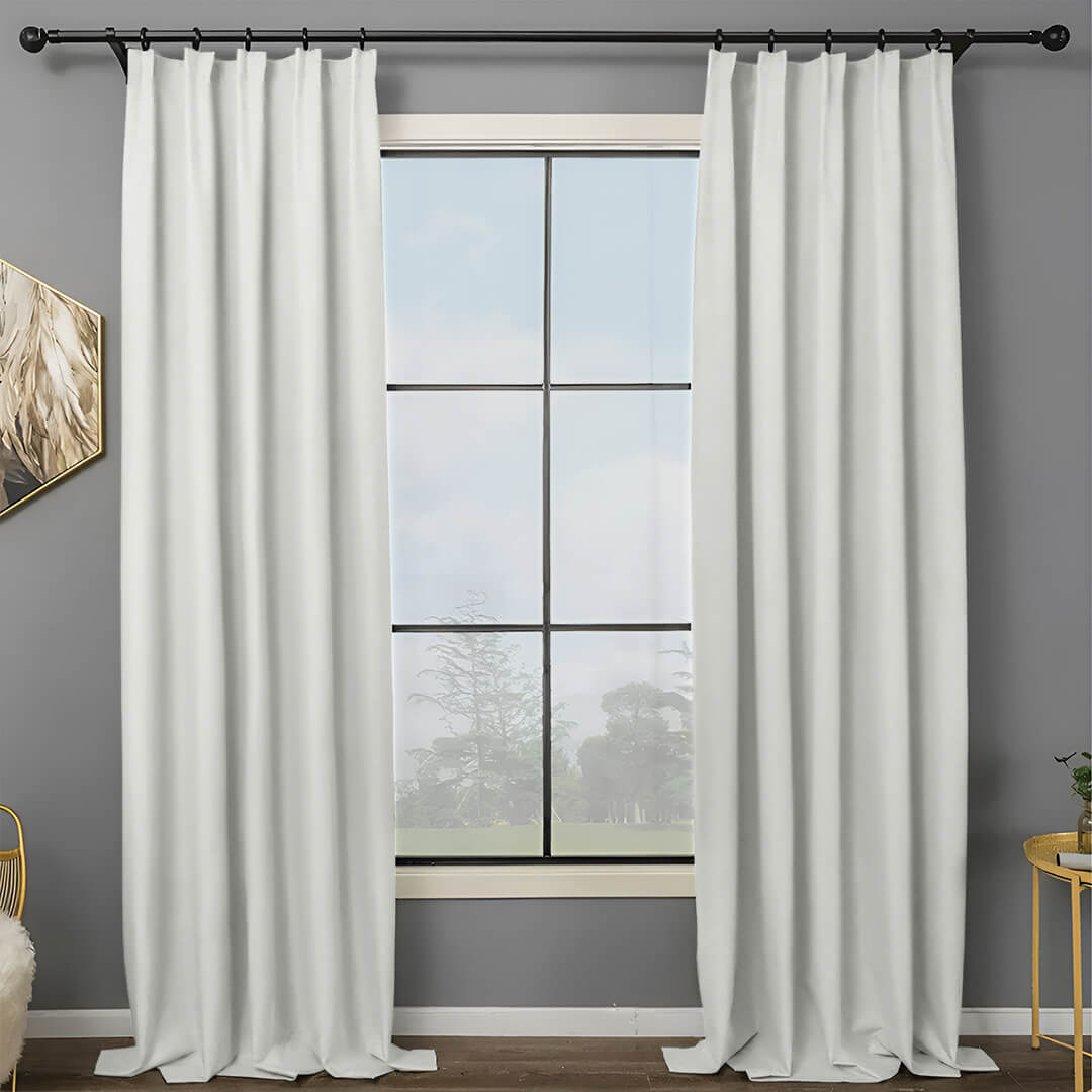 Lynn LuxuraTherm 100% Blackout Linen Curtains