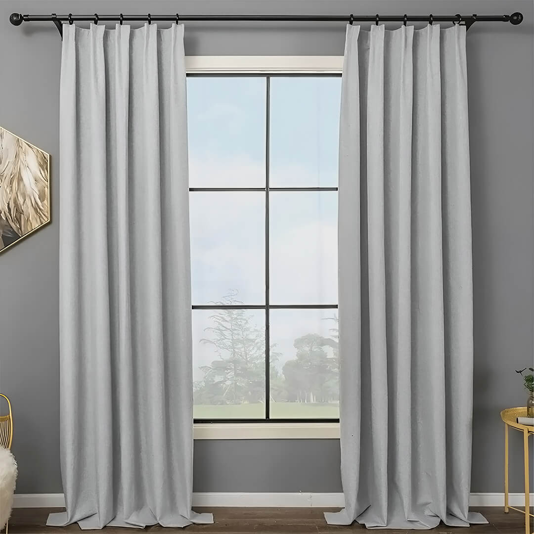 Lynn LuxuraTherm 100% Blackout Linen Curtains