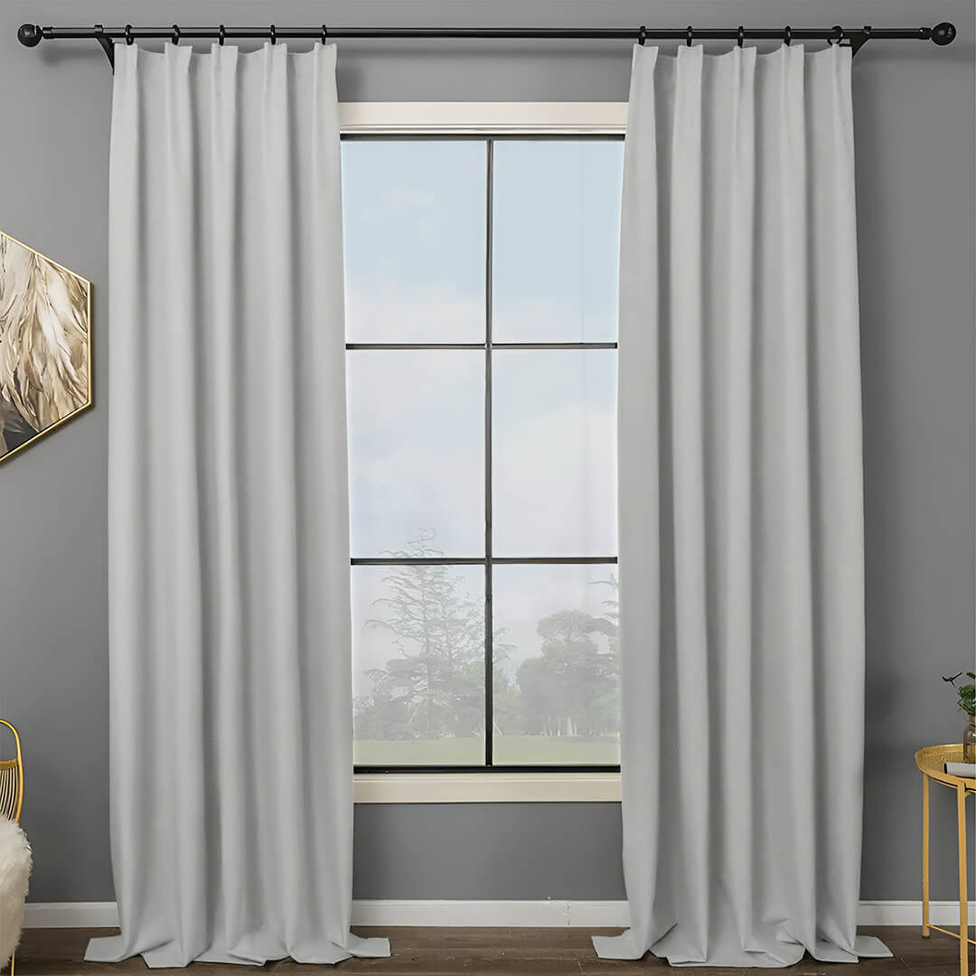 Lynn LuxuraTherm 100% Blackout Linen Curtains