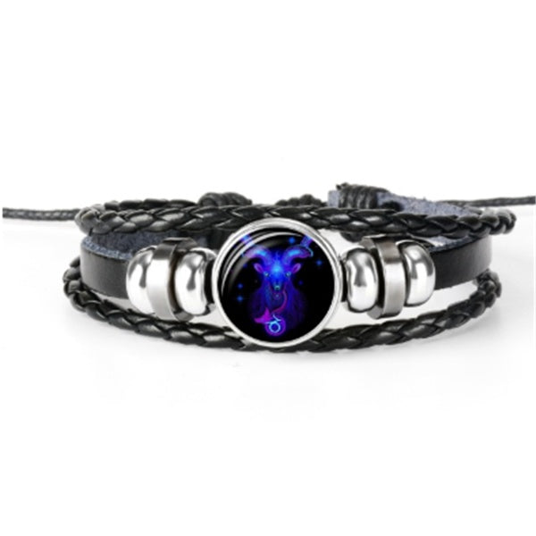 SoulSign Zodiac Spirit Bracelet – Handmade Multilayer Constellation Edition