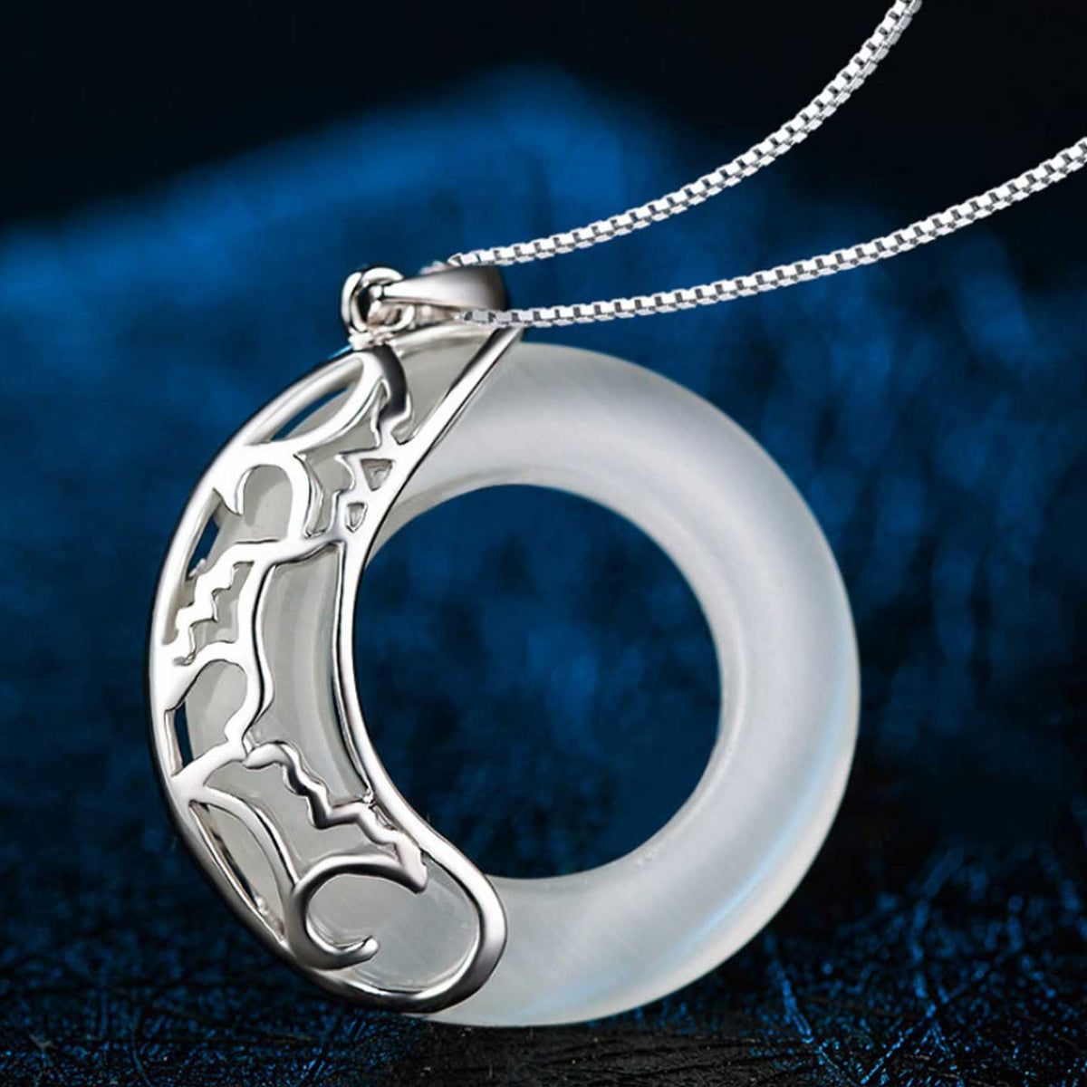 Harmony Guardians Couple Set – Obsidian Dragon & Opal Phoenix Necklaces