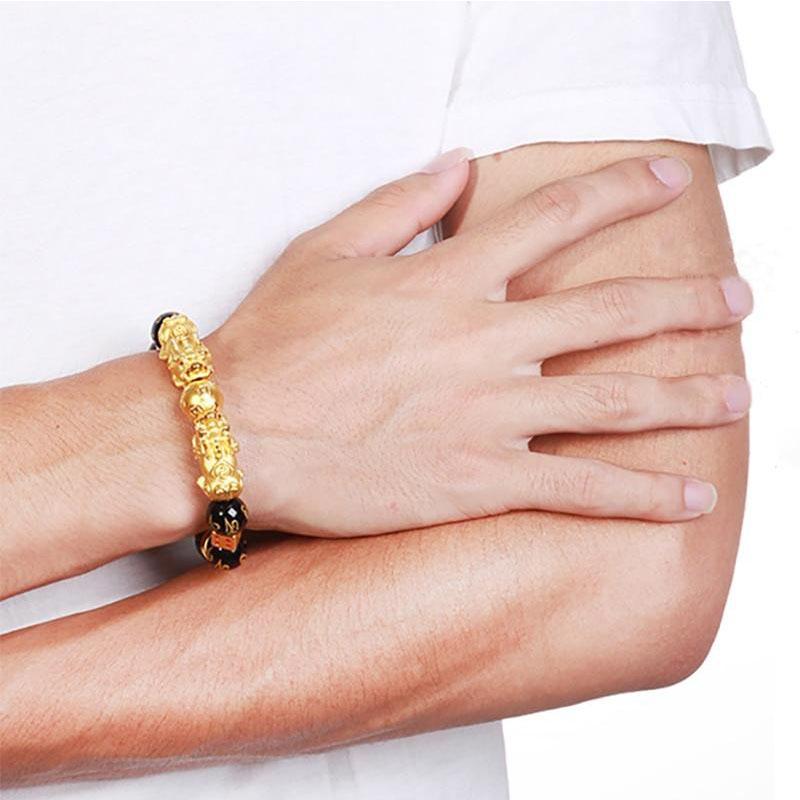 Fortune Guardian Dual Pixiu Bracelet – Wealth Magnet & Prosperity Shield