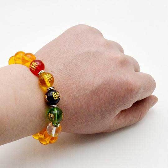Manifestation Citrine Wealth Bracelet – Feng Shui 5-Element Prosperity Armor