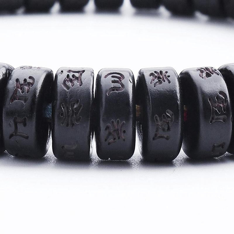 Sacred Om Mantra Coconut Bracelet – Wisdom Enhancer & Spiritual Shield