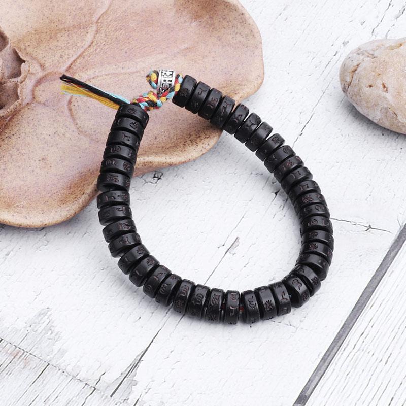 Sacred Om Mantra Coconut Bracelet – Wisdom Enhancer & Spiritual Shield