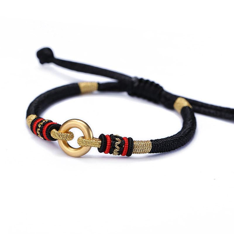 Himalayan Soulbond: Dragon Knot Friendship Talisman Bracelet