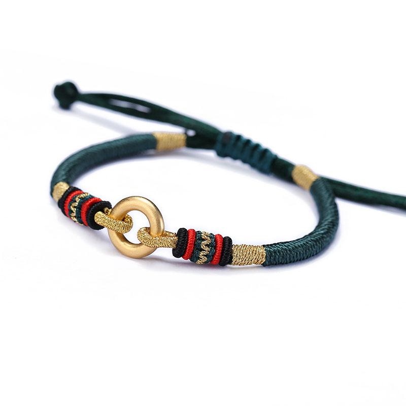 Himalayan Soulbond: Dragon Knot Friendship Talisman Bracelet