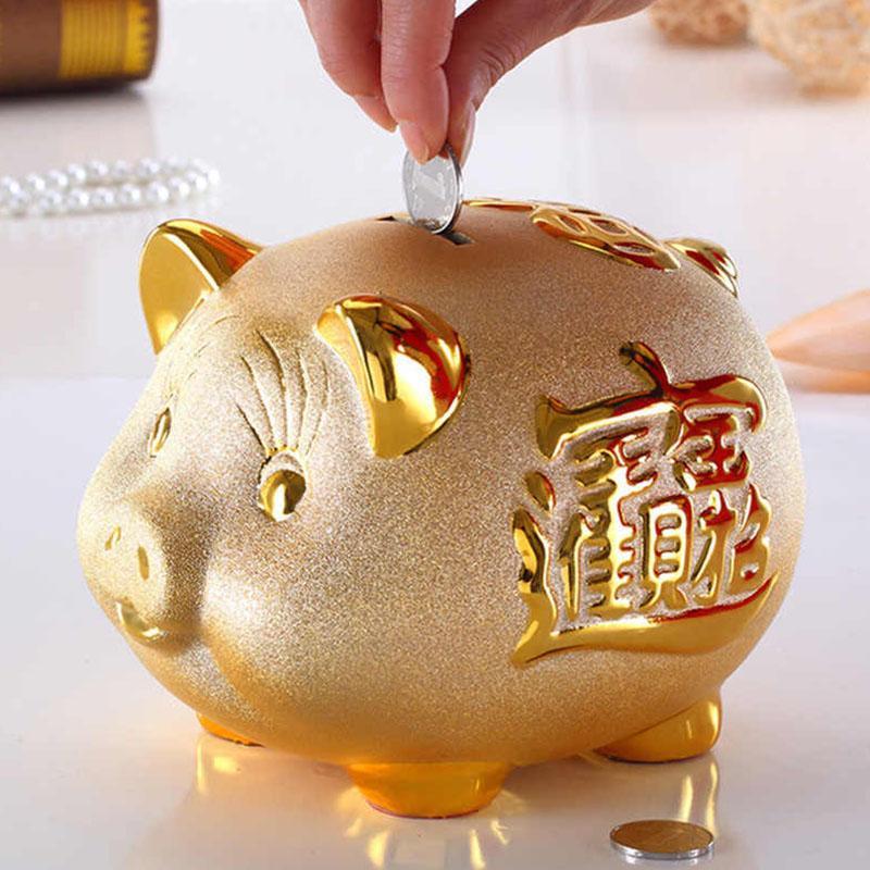 Golden Fortune Guardian – Feng Shui Piggy Bank of Abundance & Intent