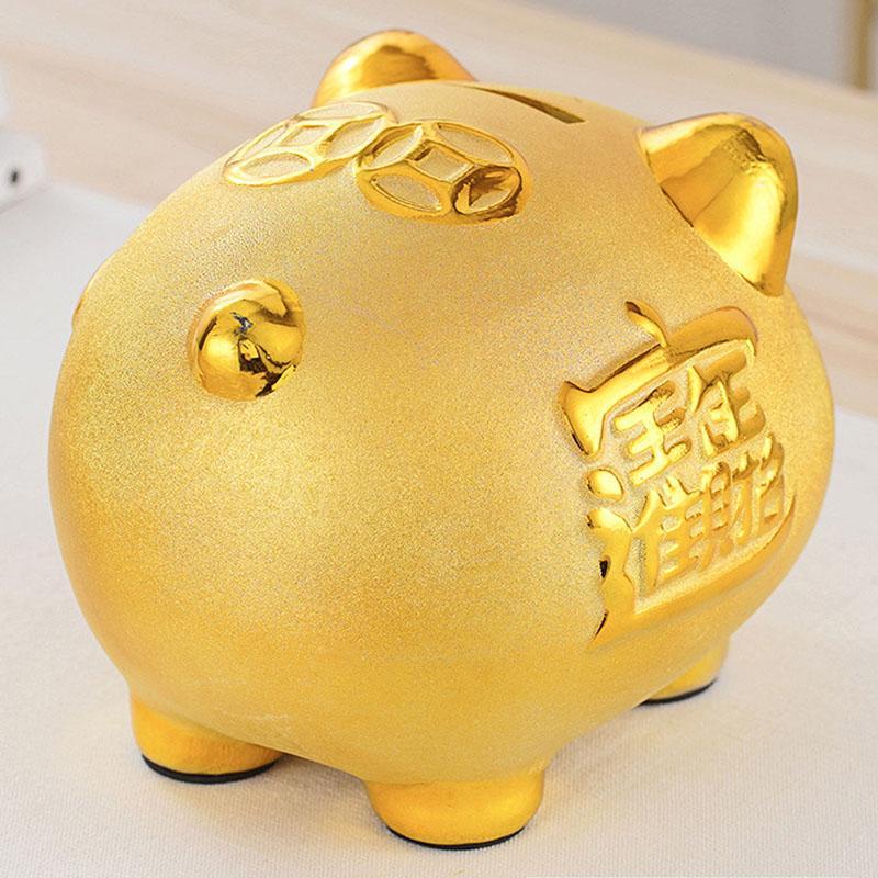 Golden Fortune Guardian – Feng Shui Piggy Bank of Abundance & Intent
