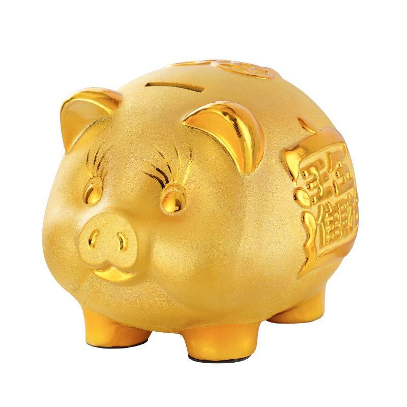 Golden Fortune Guardian – Feng Shui Piggy Bank of Abundance & Intent