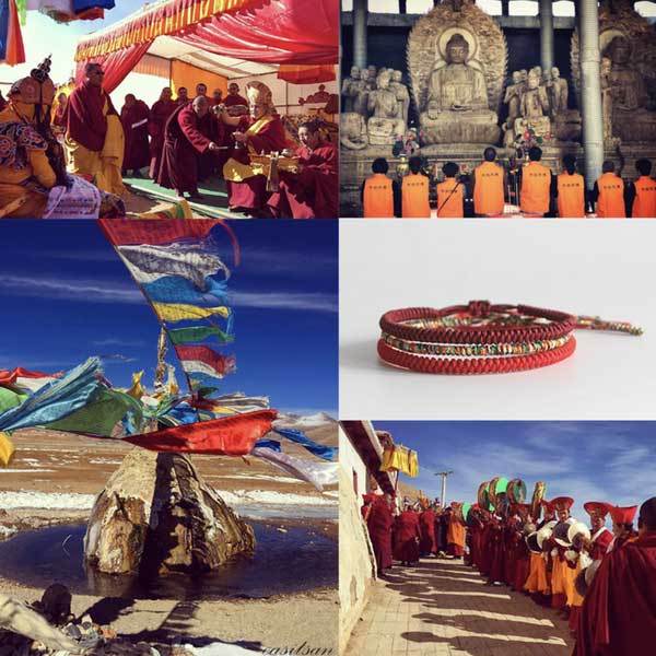 Infinite Luck Tibetan Knot Bracelet – Mantra-Charged Protection