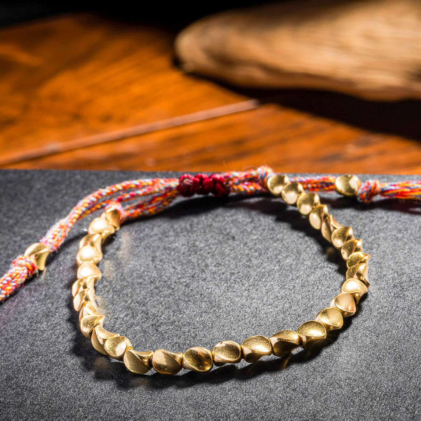 Handmade Tibetan Copper Energy Bracelet - Spiritual Healing & Protective Power