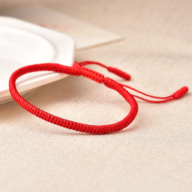 Infinite Luck Tibetan Knot Bracelet – Mantra-Charged Protection