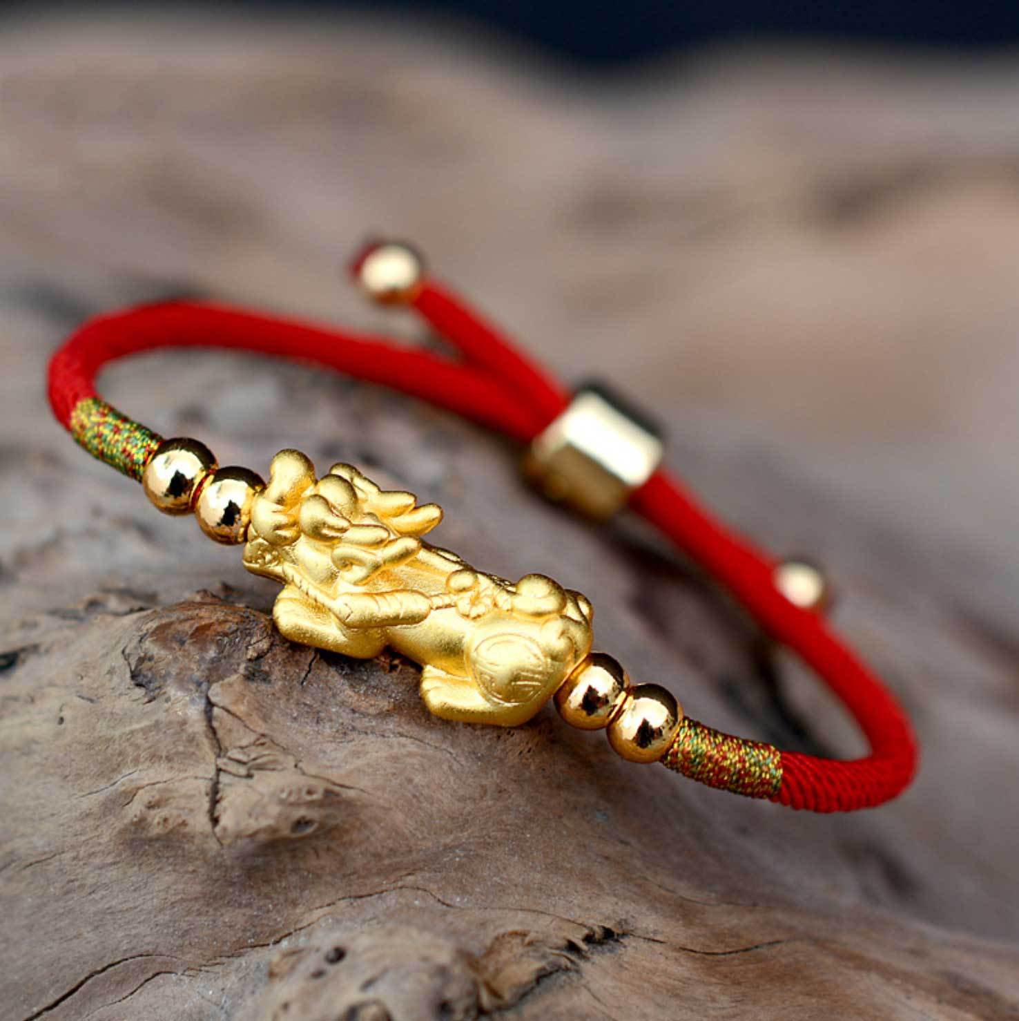 Harmony Guardian Piyao Bracelet – Dual-Color Wealth Talisman