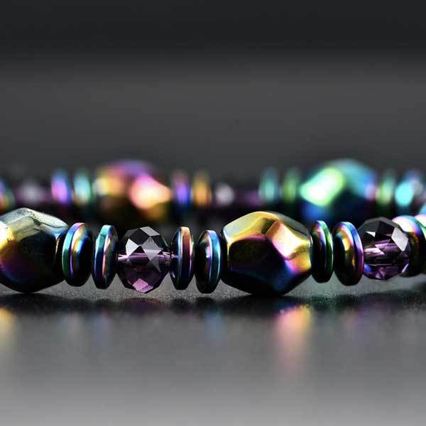 Harmony Flow Magnetic Hematite Bracelet – Grounding & Wellness Energizer