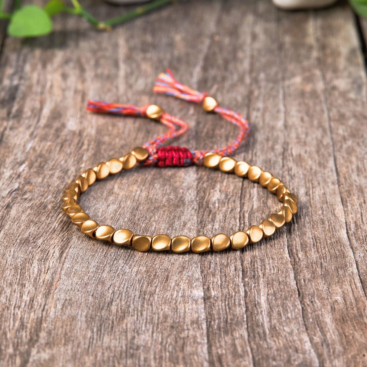 Handmade Tibetan Copper Energy Bracelet - Spiritual Healing & Protective Power