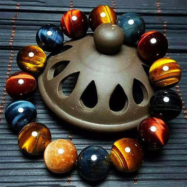 Fearless Vision Tiger’s Eye Bracelet – Clarity & Evil Eye Protector